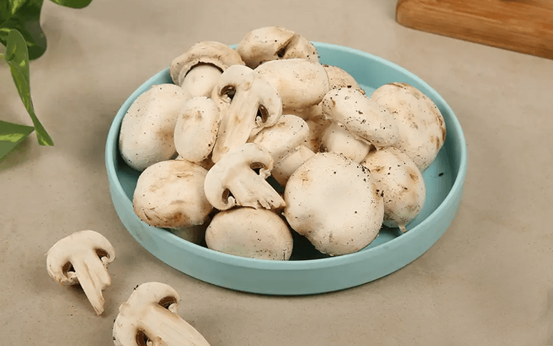 Button Mushroom (बटन मशरूम)