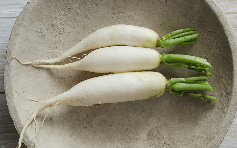 Daikon Radish (डाइकॉन मूली)